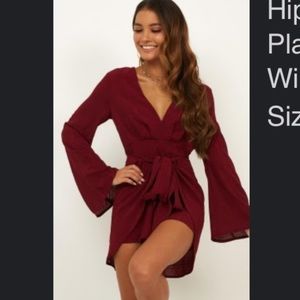 Showpo. Wine color (6) *NEW*